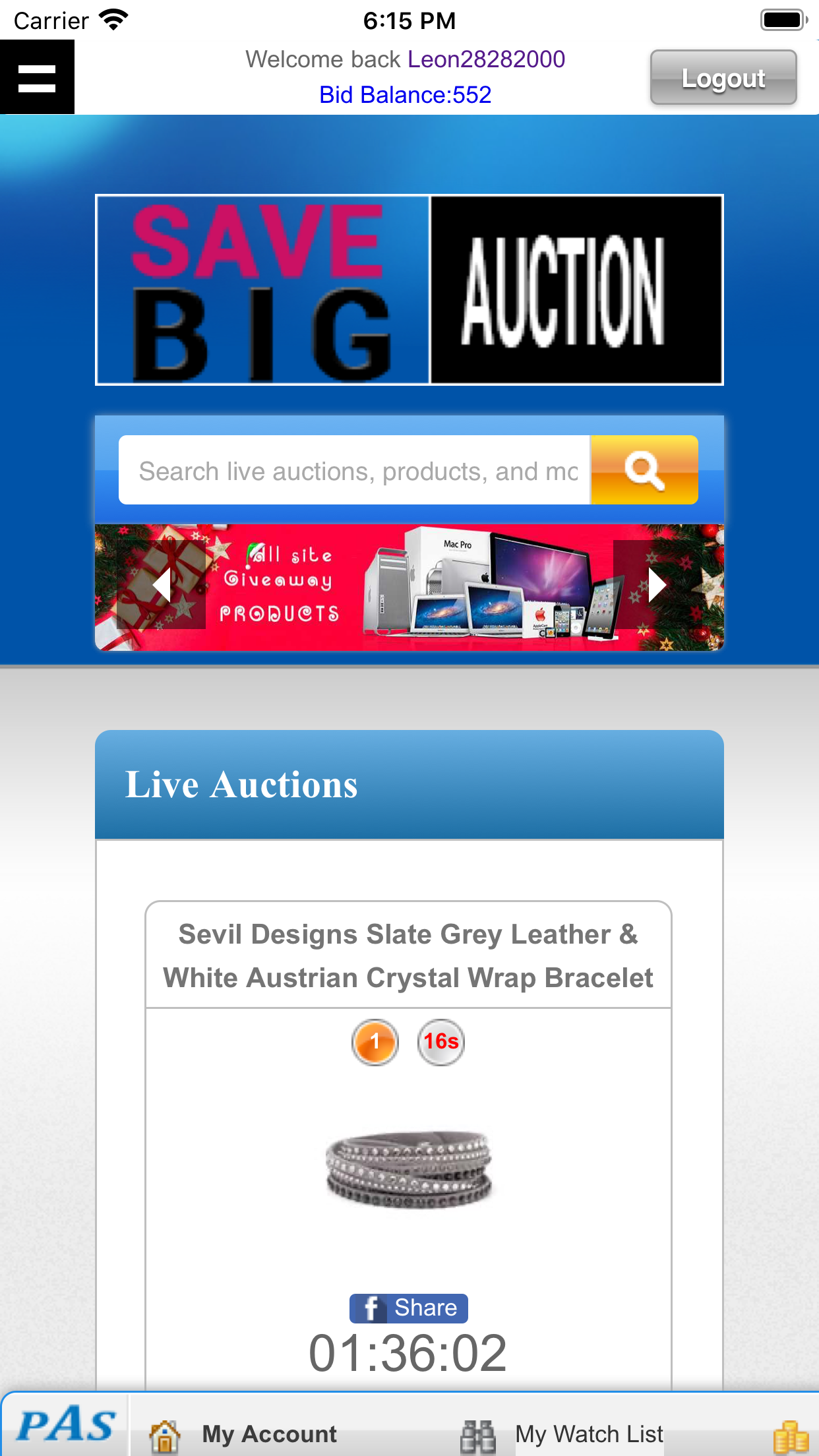 Penny Auction Mobile Apps 